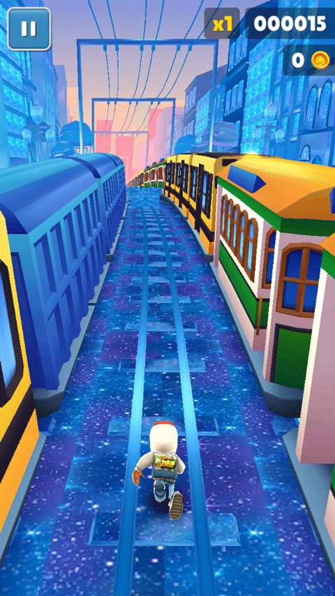 地铁跑酷Ezrfex星空定制版本