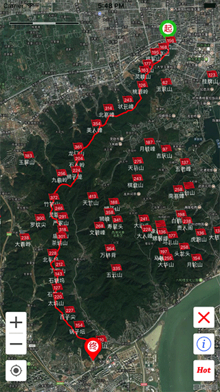 杭州登山地图手机版