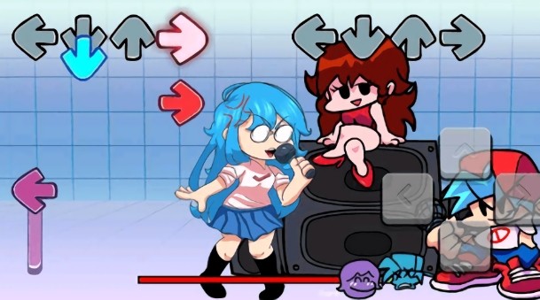 周五夜放克sky高清模组(FNF Sky Optimized) 黑色星期五之夜sky高清模组