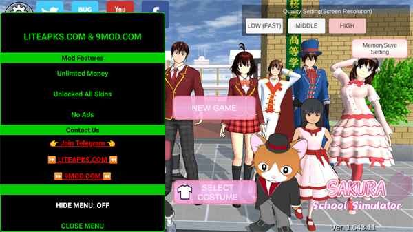 樱花校园模拟器内置修改器最新版