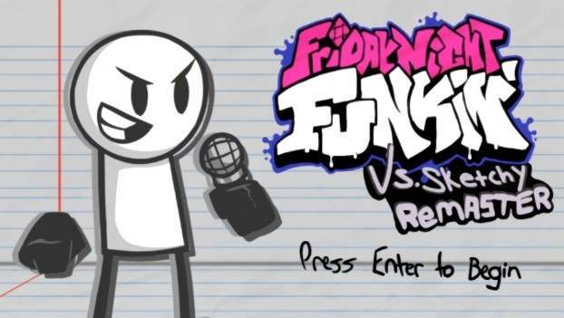 黑色星期五之夜sketchy模组完整版(Friday Night Funkin) 周五夜放克sketchy remast模组