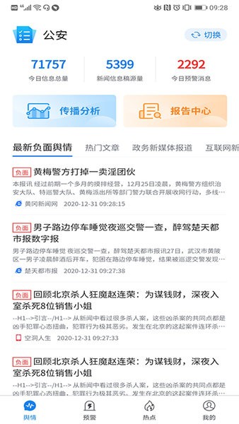 清博大数据舆情监测平台