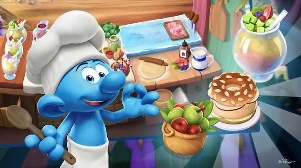 蓝精灵烹饪中文游戏(Smurfs Cooking) 蓝精灵烹饪游戏
