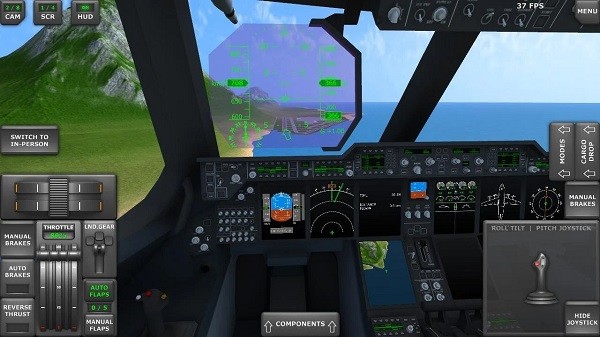 turboprop flight simulator最新版(涡轮螺旋桨飞行模拟器3D) Turboprop Flight Simulator 3D游戏