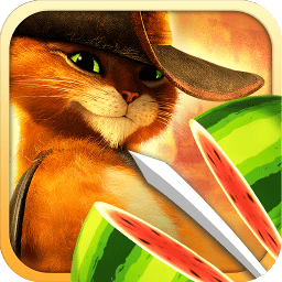 水果忍者之穿靴子的猫游戏