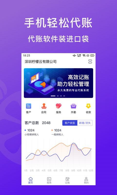 柠檬云代账软件 柠檬云代账app