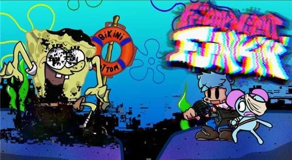 黑色星期五之夜错误化海绵宝宝新版 周五夜放克错误化海绵宝宝模组