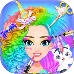 女孩时尚发型化妆游戏