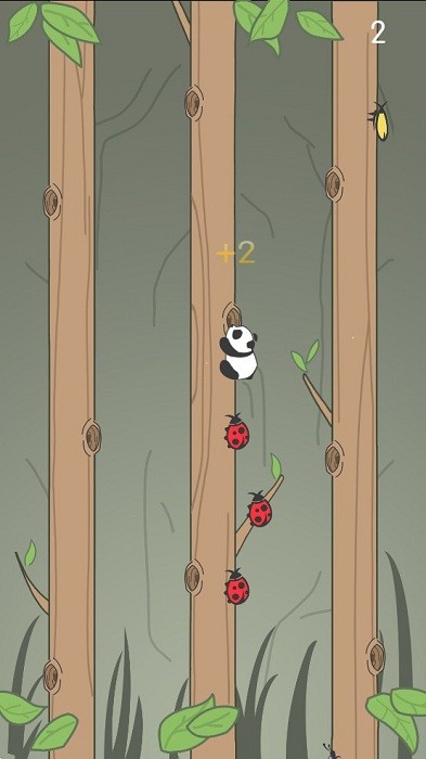 熊猫爬树手机版 熊猫爬树小游戏