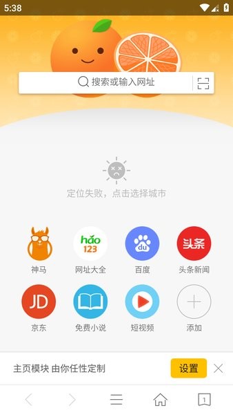 桔子浏览器最新版 桔子浏览器手机版