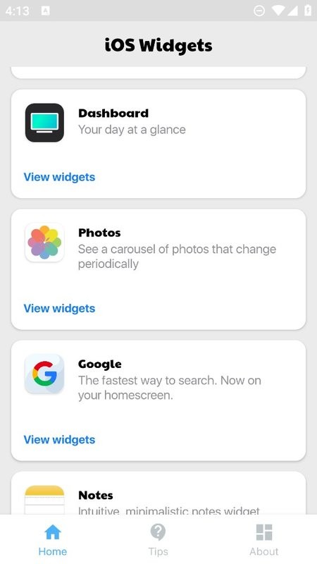 ios widgets小组件 ios widgets安卓版