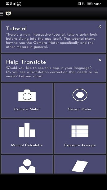lightmeter测光表(Light Meter Tools) light meter app