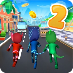 睡衣小英雄跑酷小游戏