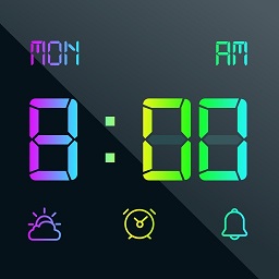 Word Clock数字时钟动态屏保(桌面时钟)
