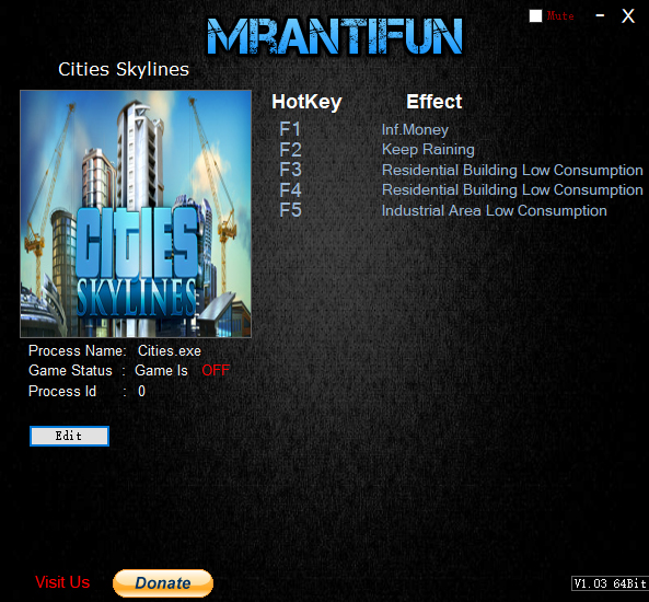 都市天际线修改器