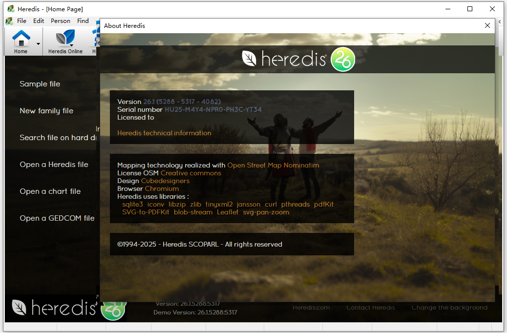 heredis电子族谱家谱制作软件