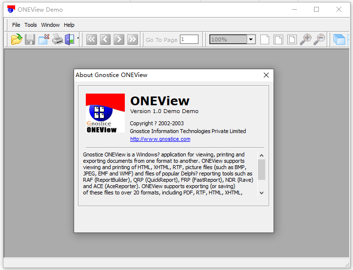 frp文件阅读器oneview demo
