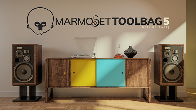 marmoset toolbag 5三维场景实时预览软件
