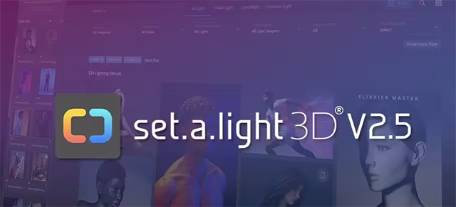 set a light 3d studio 2(3d摄影棚布光软件)