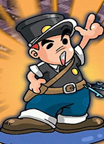 金山生死时速(警察抓小偷)打字游戏