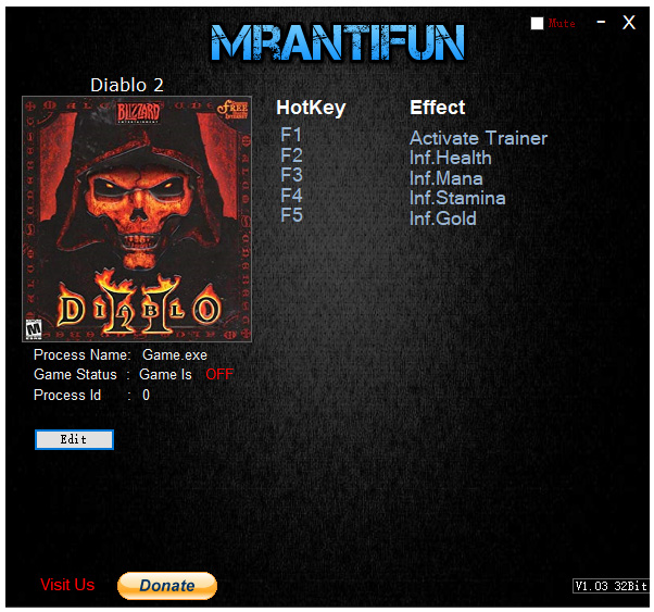 暗黑2毁灭之王1.14d修改器