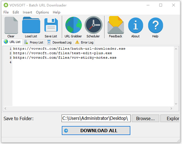 URL批量下载工具Batch URL Downloader