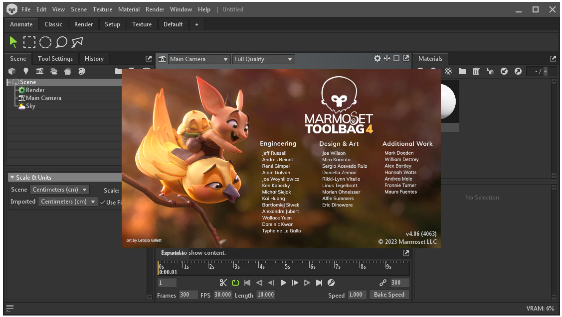 marmoset toolbag 4三维场景实时建模软件