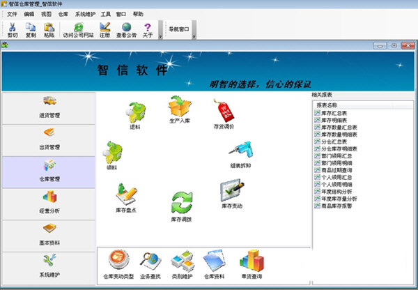 智信仓库管理软件