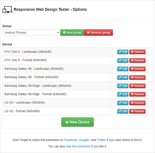 Responsive Web Design Tester