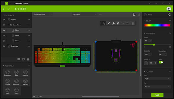 雷蛇萨诺狼蛛幻彩专业版驱动