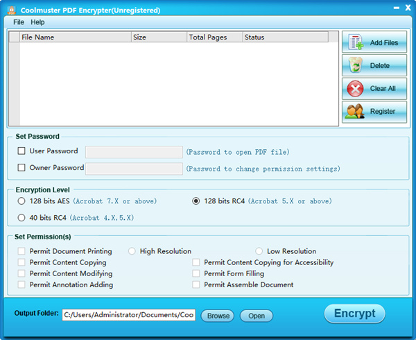 Coolmuster PDF Encrypter(PDF文件加密工具)下载