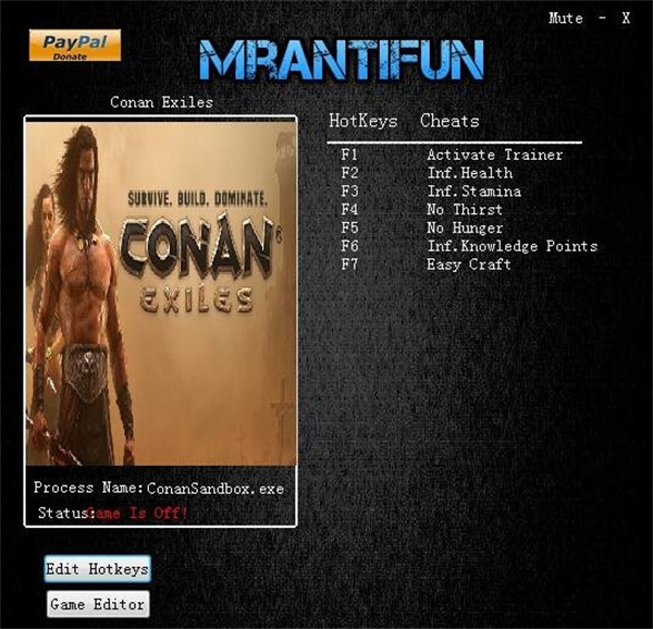 流放者柯南游戏修改器下载