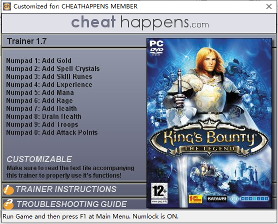 国王的恩赐传奇多项修改器下载