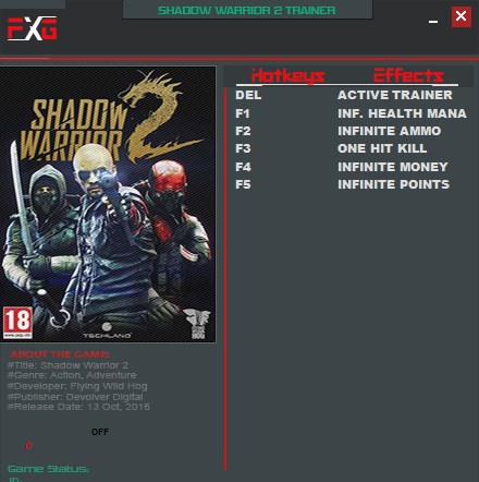 影子武士2修改器下载