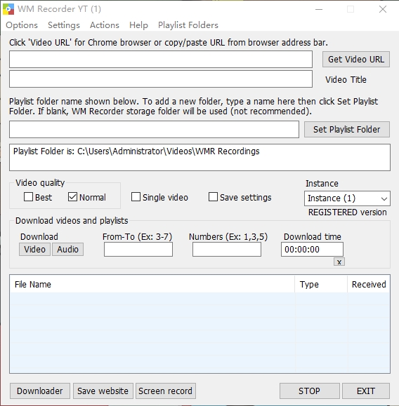 WM Recorder YT(视频音频录制工具)下载安装