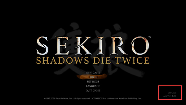 只狼1.06升级补丁