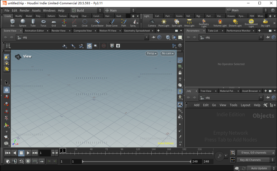 sidefx houdini indie(3d建模动画制作软件)