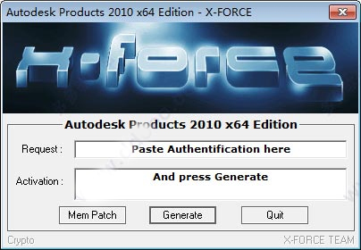 autocad2010 64位注册机